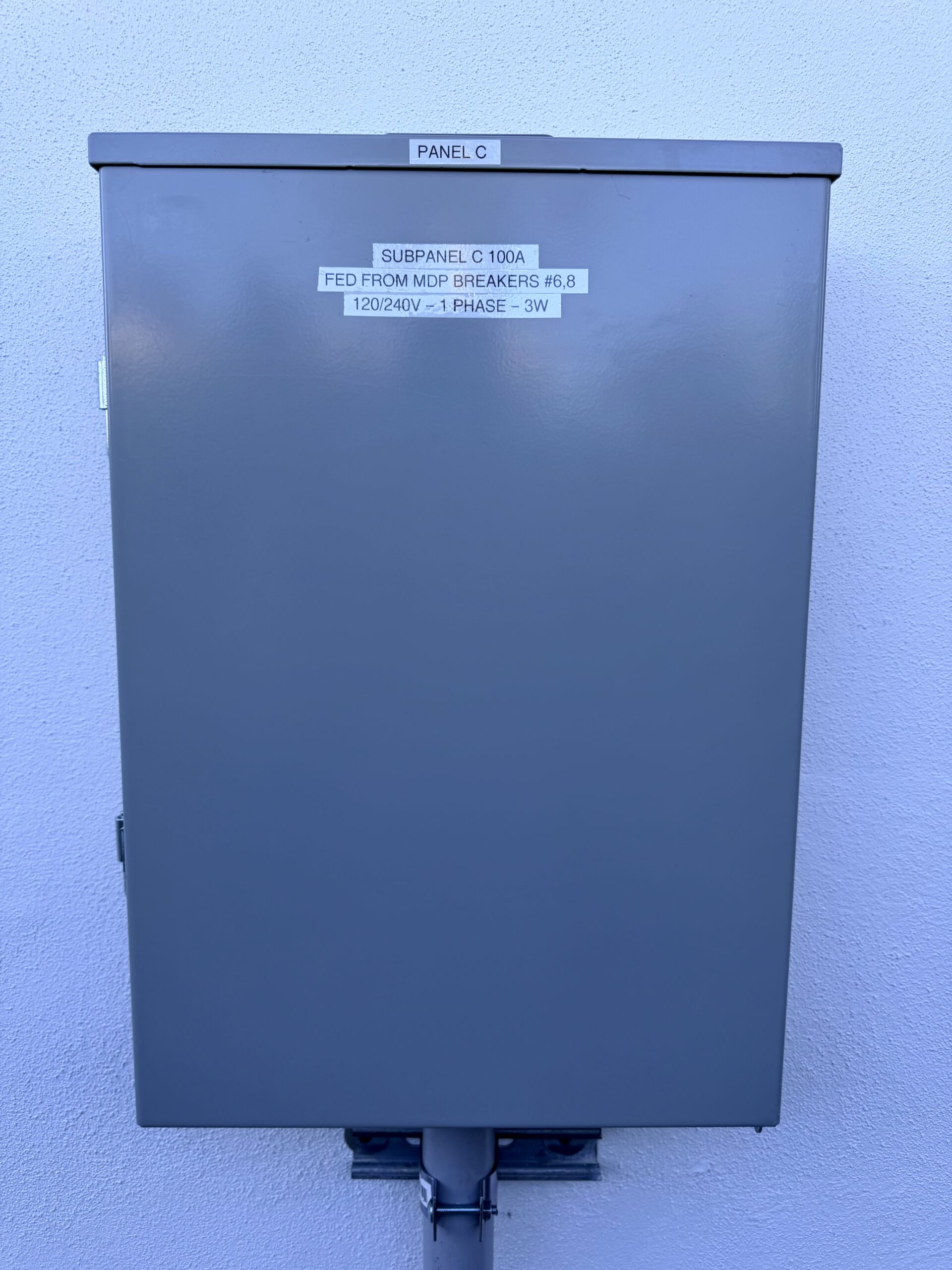 Main service installation